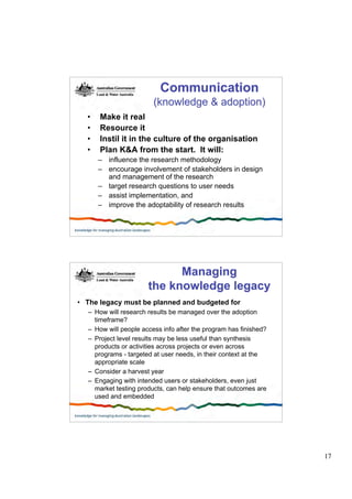 A Guide To Managing Applied R&D Canberra Dec 06