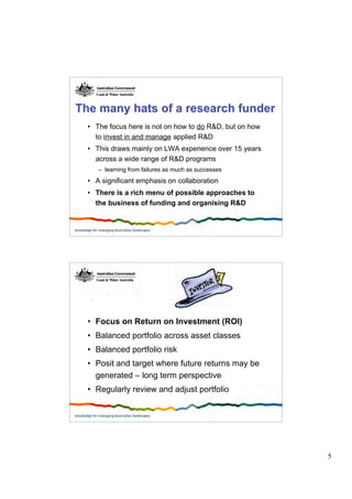 A Guide To Managing Applied R&D Canberra Dec 06