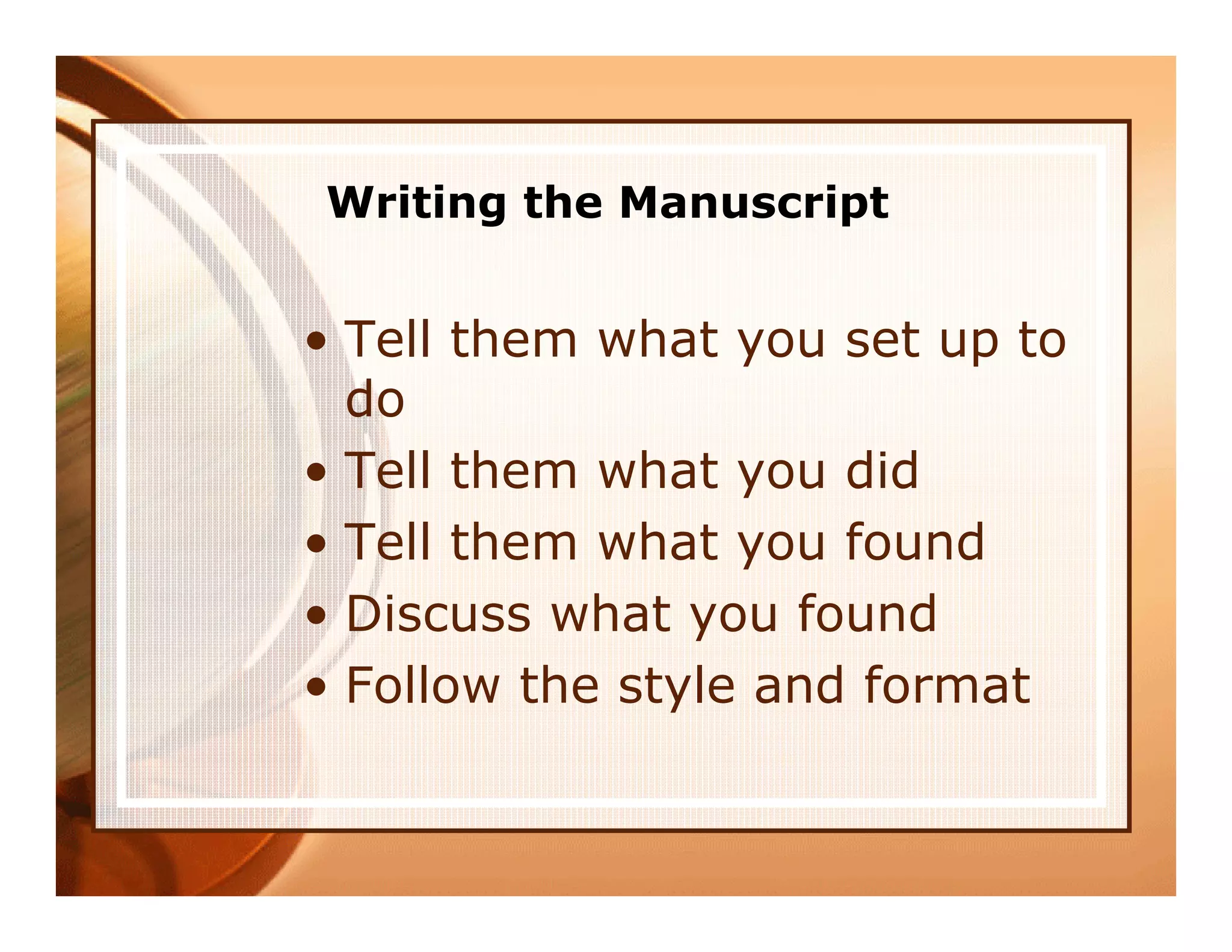 A Guide to Publication in Educational Technology