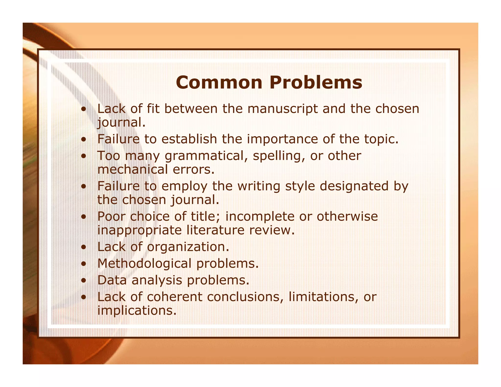 A Guide to Publication in Educational Technology