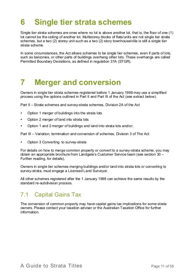 A Guide To Strata Titles In Wa - 11 a guide