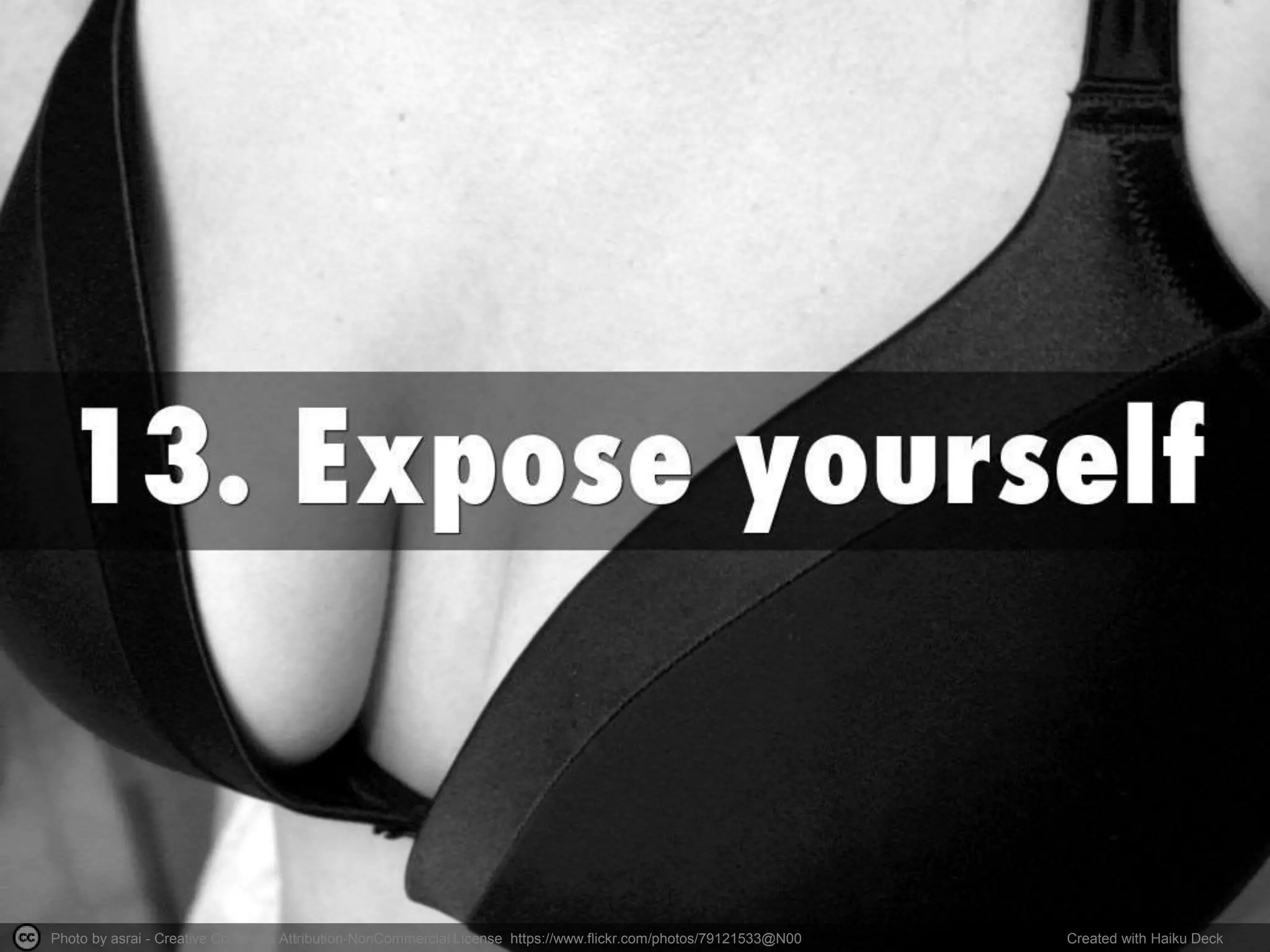 Photo by asrai - Creative Commons Attribution-NonCommercial License https://www.flickr.com/photos/79121533@N00 Created with Haiku Deck
 