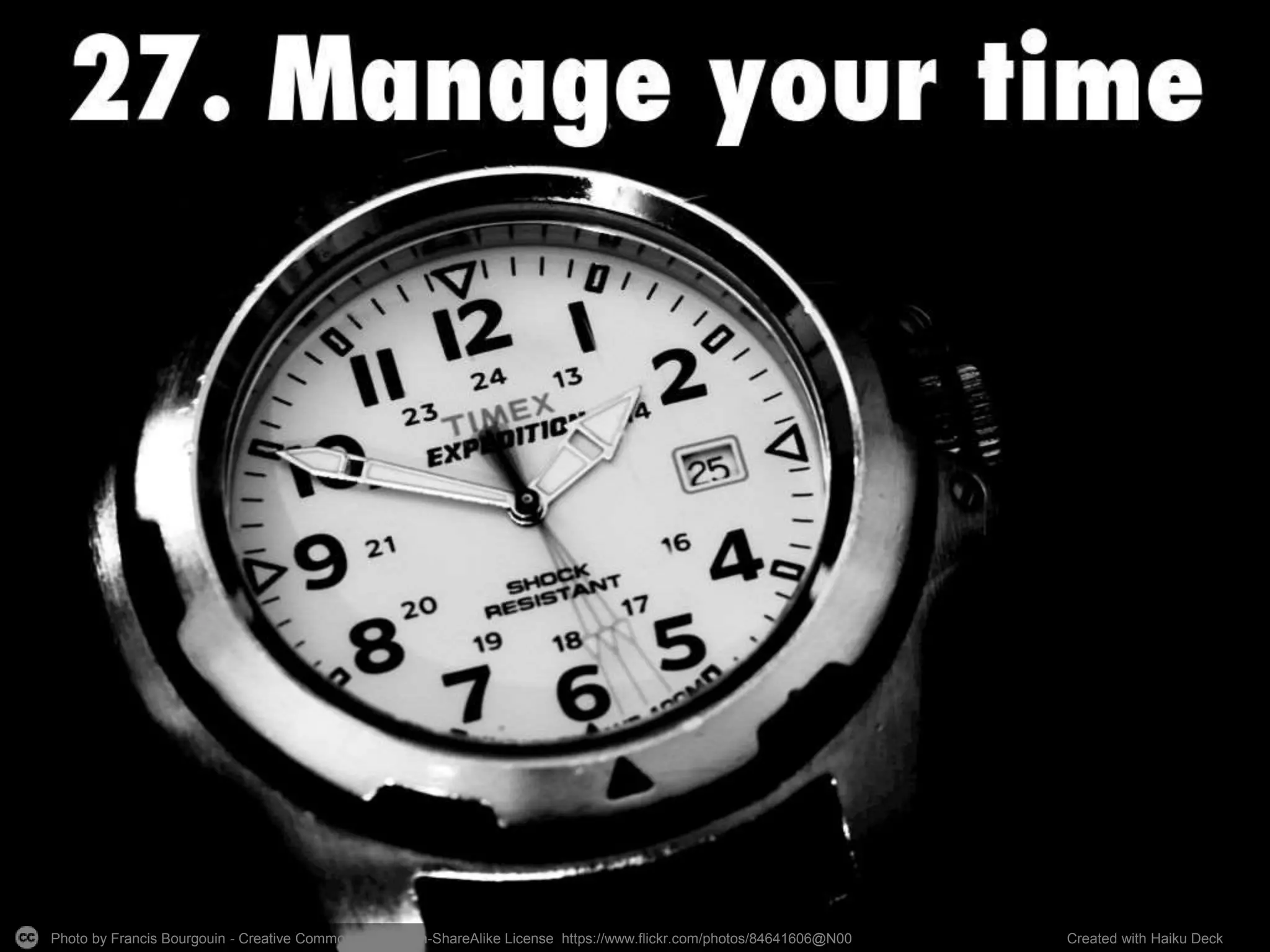 Photo by Francis Bourgouin - Creative Commons Attribution-ShareAlike License https://www.flickr.com/photos/84641606@N00 Created with Haiku Deck
 