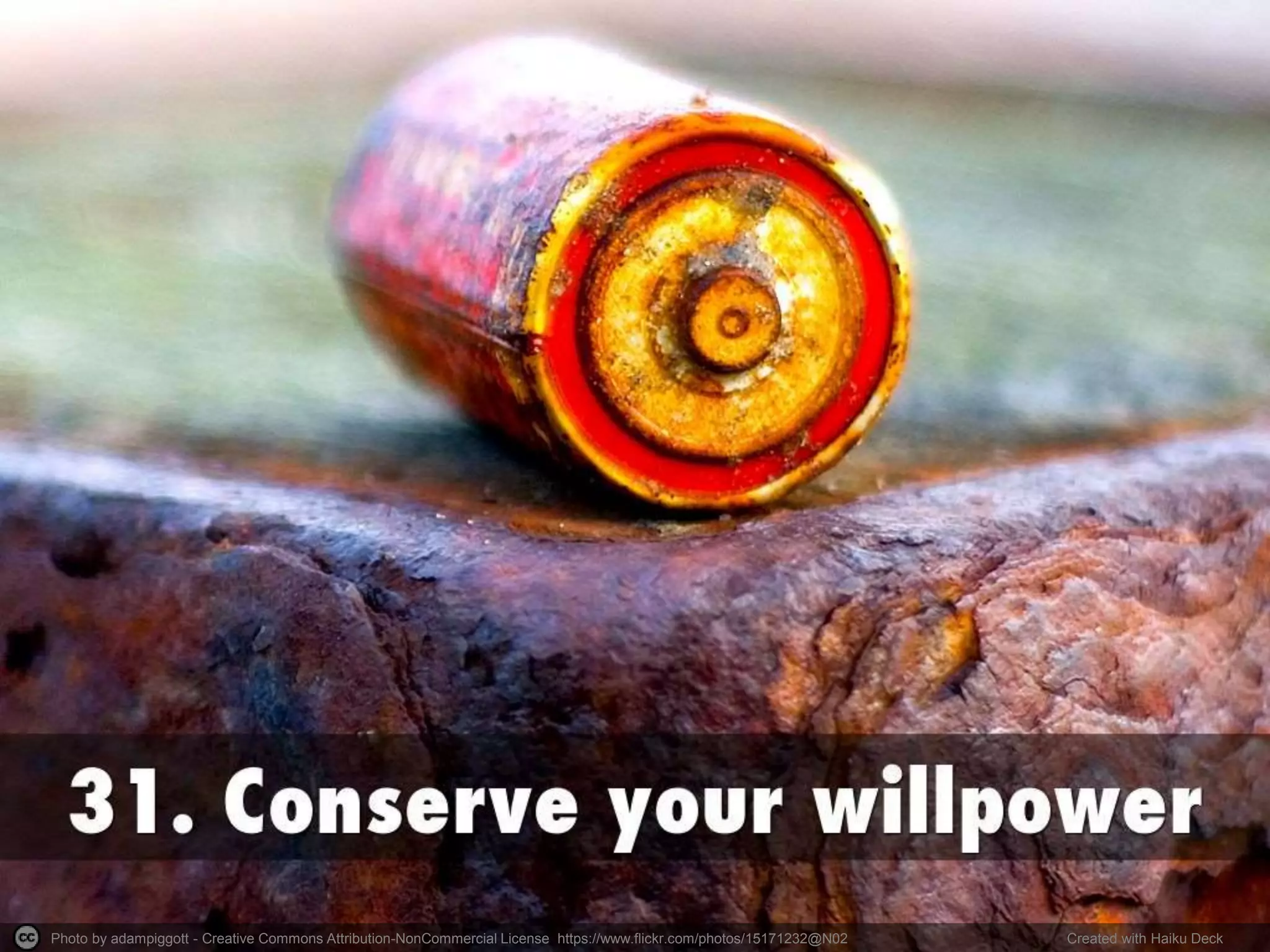 Photo by adampiggott - Creative Commons Attribution-NonCommercial License https://www.flickr.com/photos/15171232@N02 Created with Haiku Deck
 