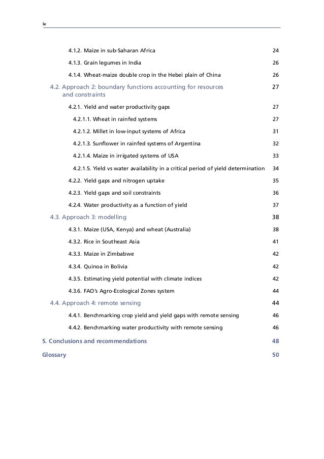 Yield Gap Analysis