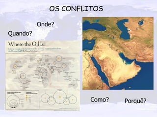 Onde? Como? Quando? Porquê? OS CONFLITOS   