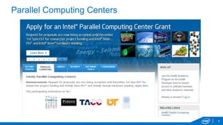 Parallel Computing Centers
8