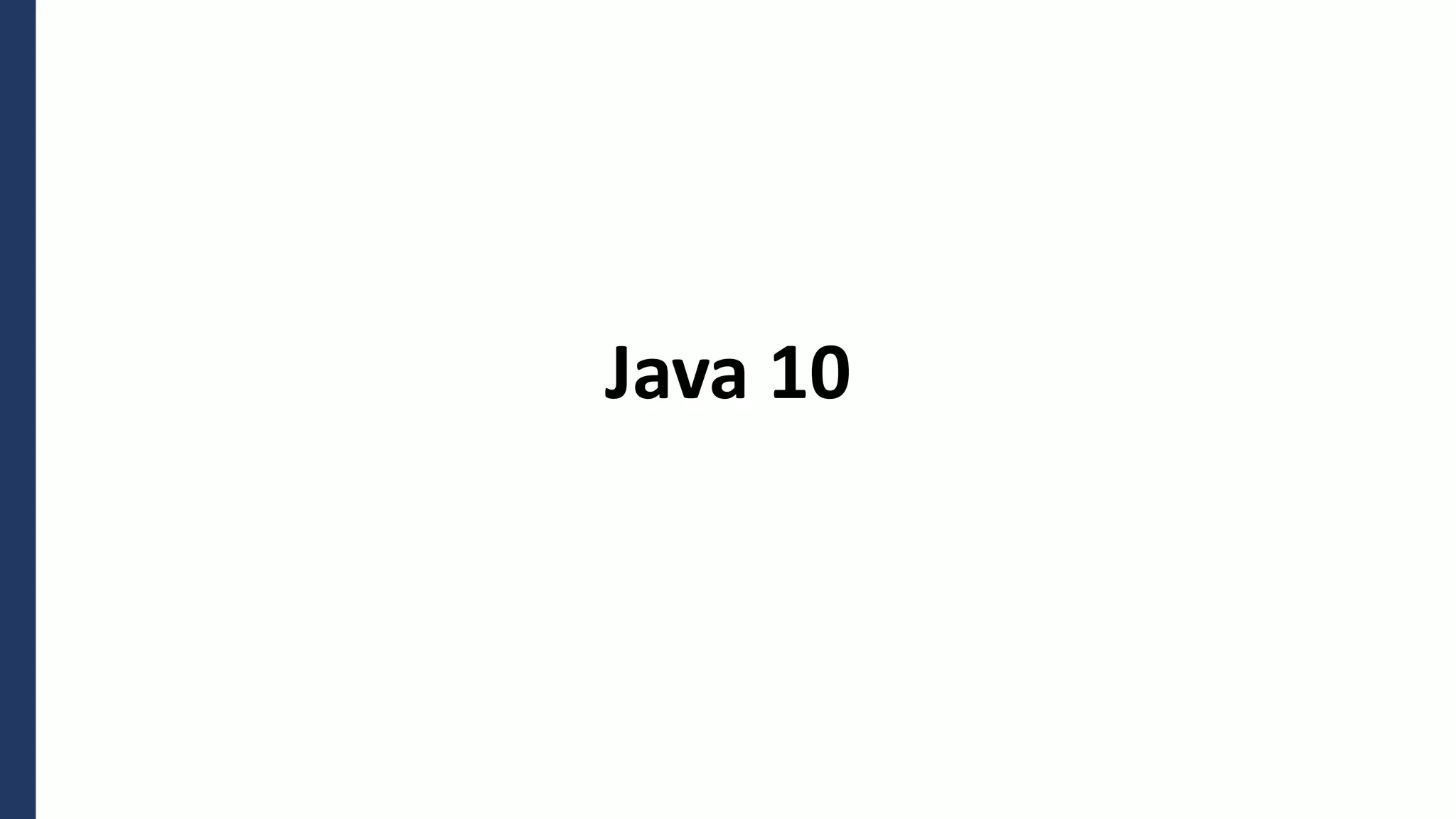 4
Java 10
 