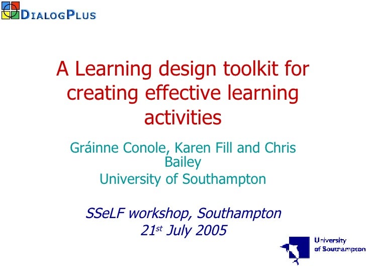 learning for toolkit for effective creating design learning learning A toolkit learning for toolkit for effective creating design learning learning A toolkit