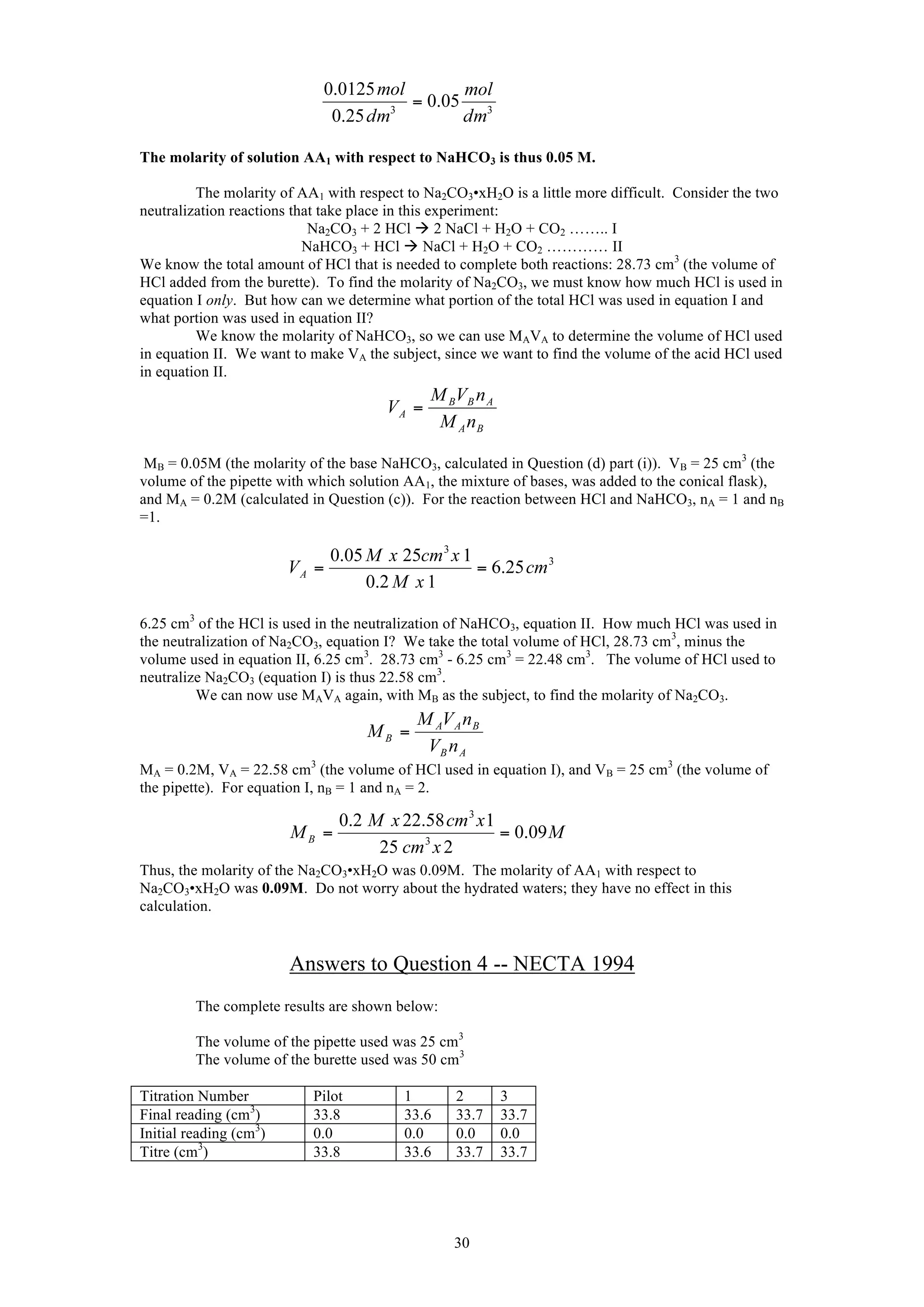 A level chemistry practical manual | PDF