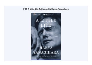 PDF A Little Life Full page BY Hanya Yanagihara
 
