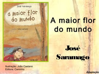 A maior flor
do mundo
José
Saramago
Ilustração: João Caetano
Editora: Caminho
Adaptação
 