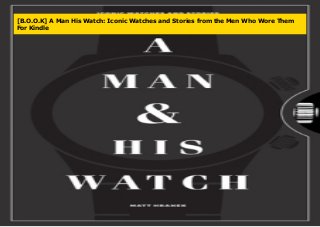 a man & his watch book