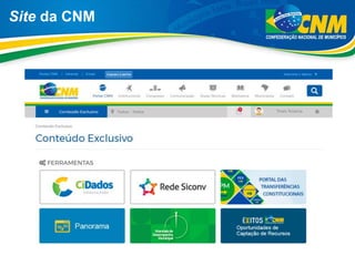 Site da CNM
 