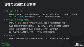 §
§
§ 駄
§
§ FaaS CPU
§
§
§
§ FaaS Function
35
 
