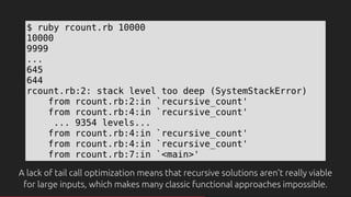 A Muggle's Guide to Tail Call Optimization in Ruby