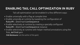 A Muggle's Guide to Tail Call Optimization in Ruby