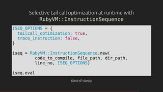 A Muggle's Guide to Tail Call Optimization in Ruby