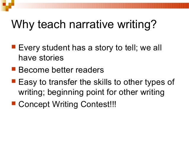Narrative essay model