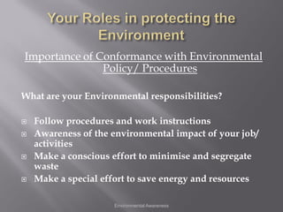 A  Part 13 Environmental Awareness