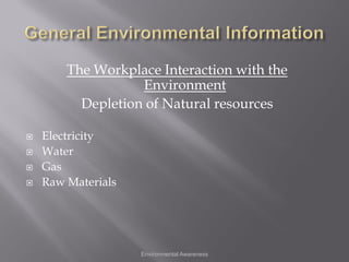 A  Part 13 Environmental Awareness