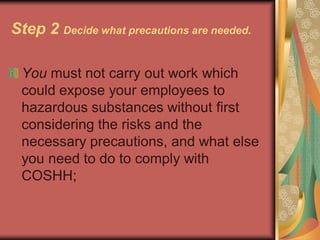 A  Part 17 Coshh By J Mc Cann