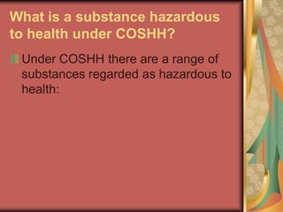 A  Part 17 Coshh By J Mc Cann