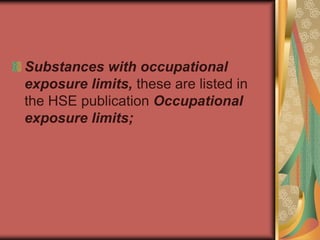 A  Part 17 Coshh By J Mc Cann