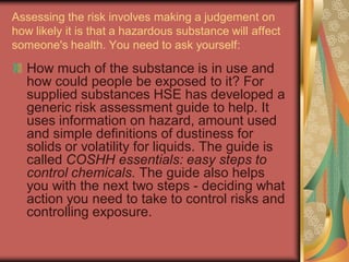 A  Part 17 Coshh By J Mc Cann