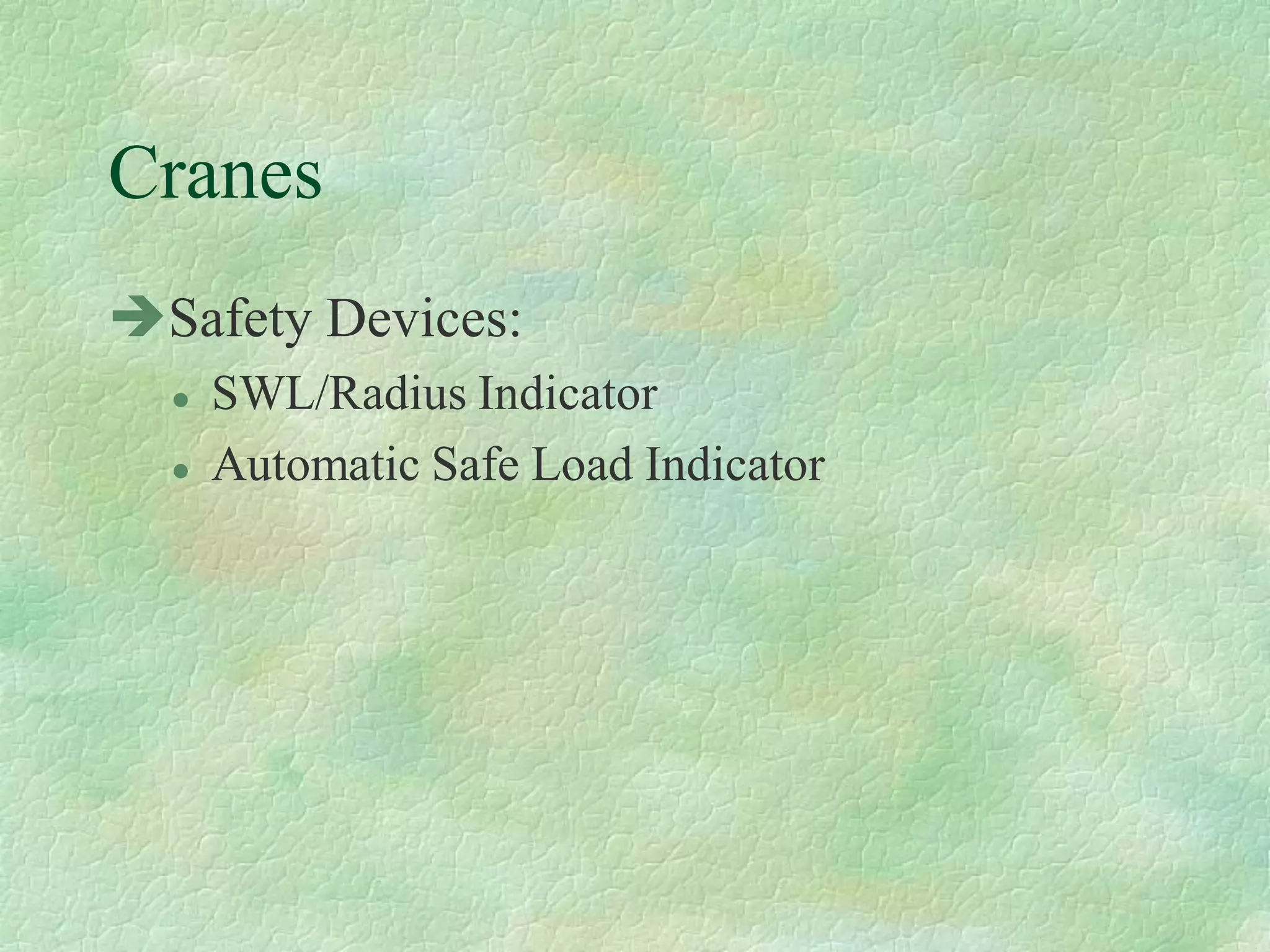 A Part 6 Lifting Operations