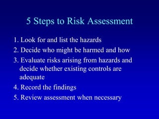 A Part 8 Risk Assessment | PDF