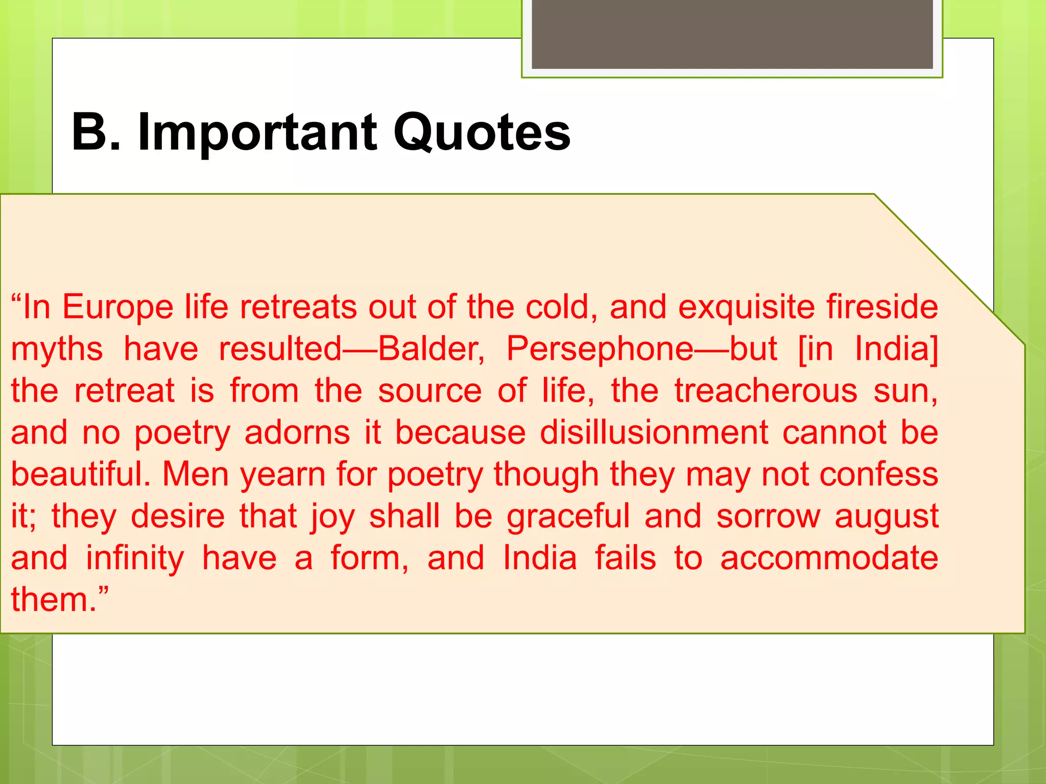 A Passage to India by E. M. Forster | PPT | Islam | Religion & Spirituality