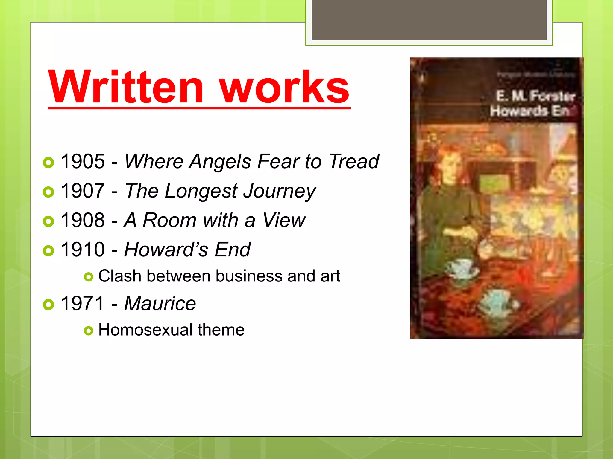 A Passage to India by E. M. Forster | PPT | Islam | Religion & Spirituality