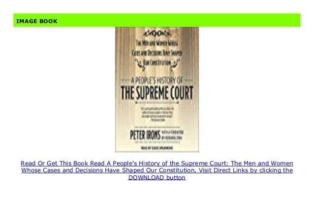 a people's history of the supreme court