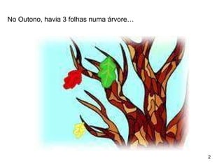 No Outono, havia 3 folhas numa árvore… 
