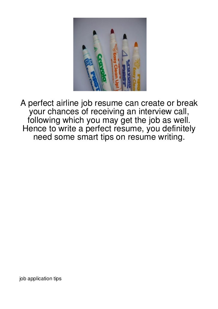 create a job resume