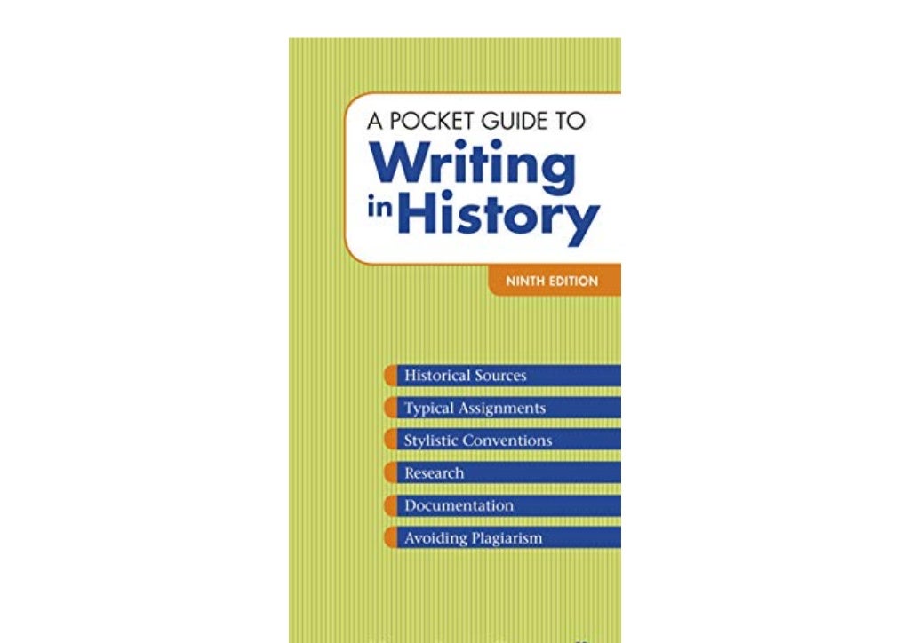 A Pocket Guide to Writing in History