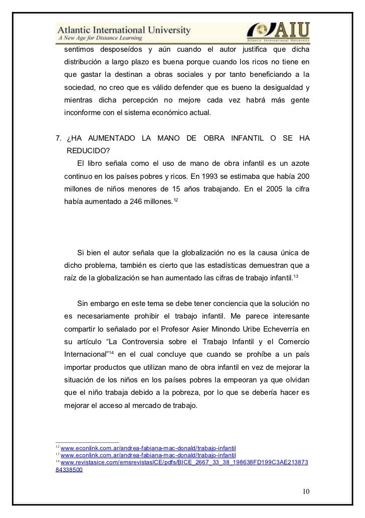 International development essay