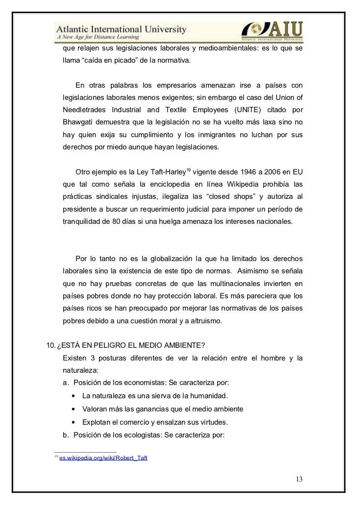 International development essay