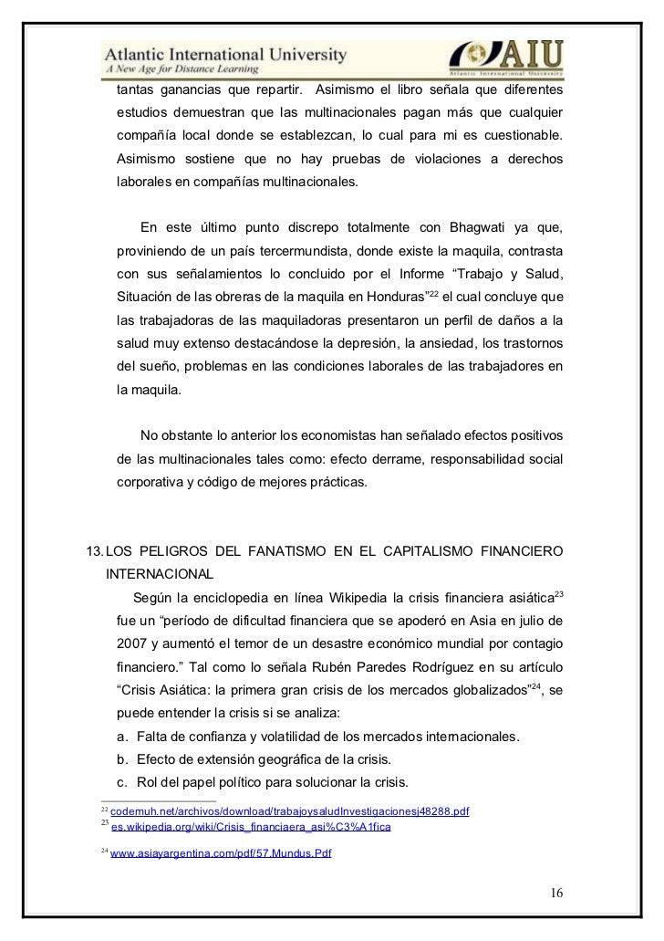International development essay