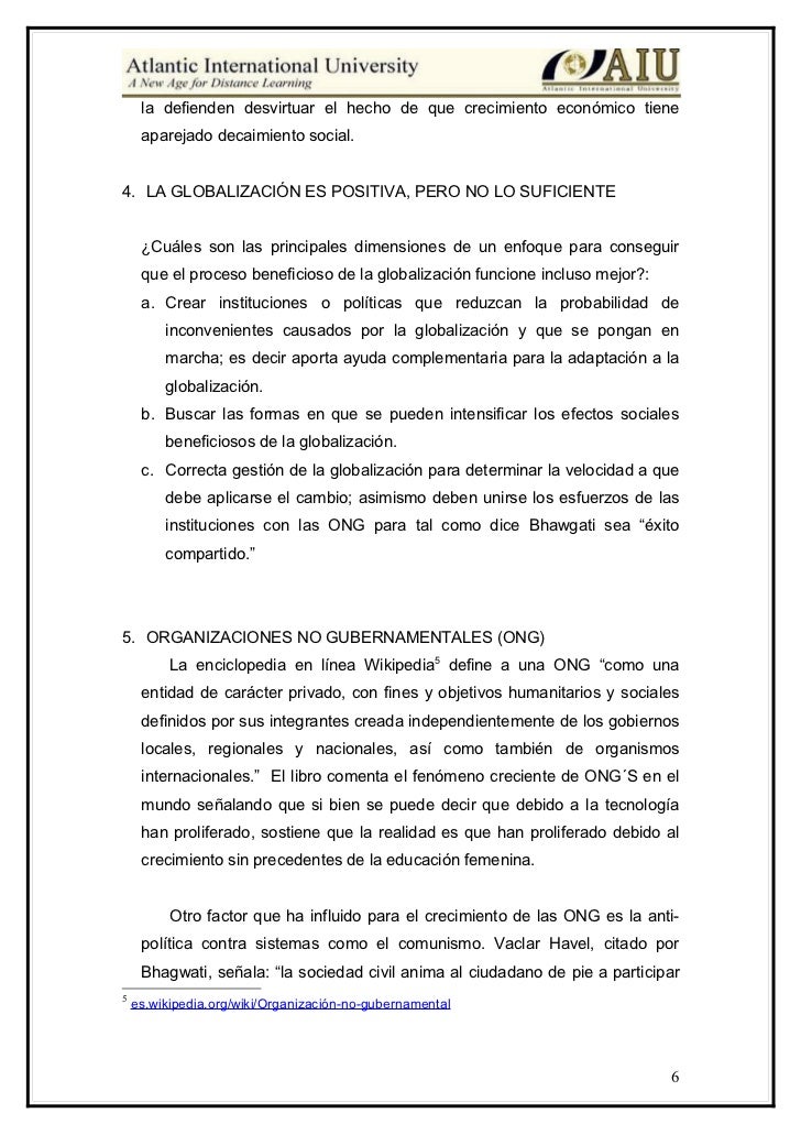 International development essay