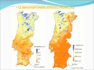 CLIMA/DISPONIBILIDADES HÍDRICAS 