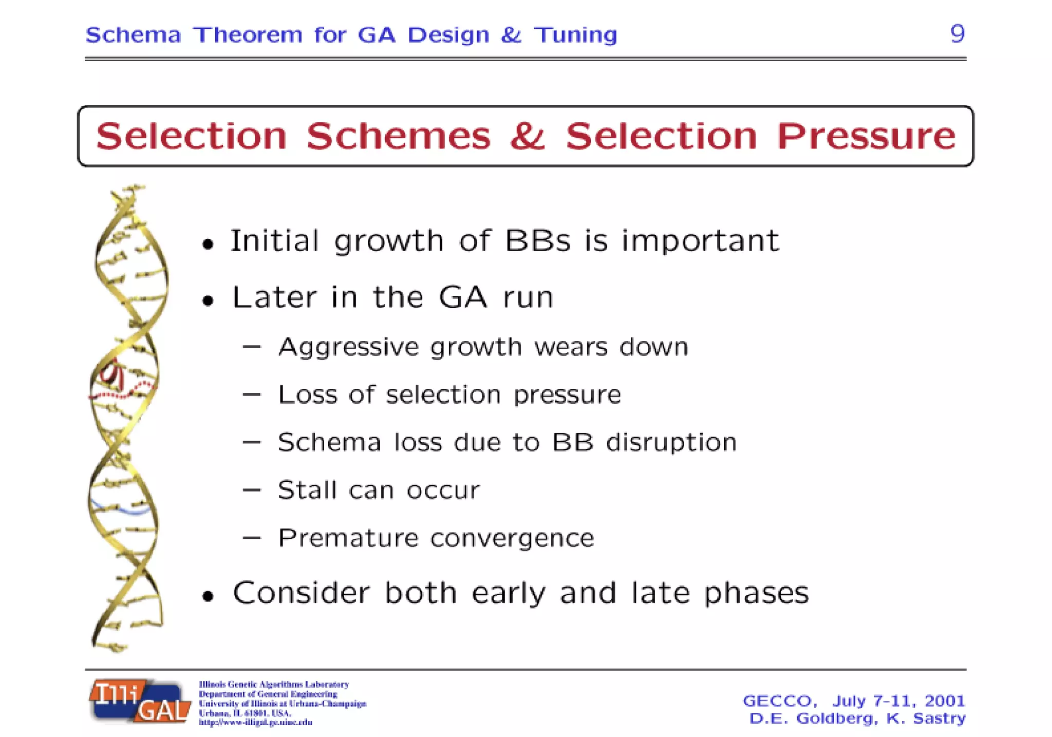 A Practical Schema Theorem for Genetic Algorithm Design and Tuning | PDF