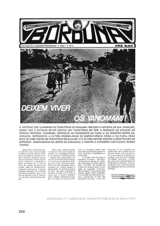 200
Jornal Borduna, nº 3, publicação da Comissão Pró-Índio do Rio de Janeiro (1979)
 