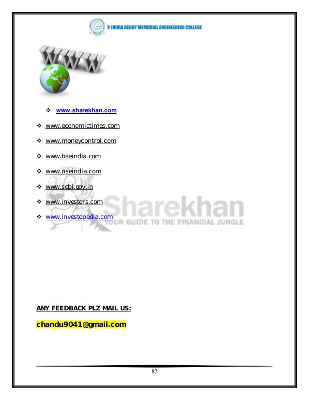 Project report on online stock trading system