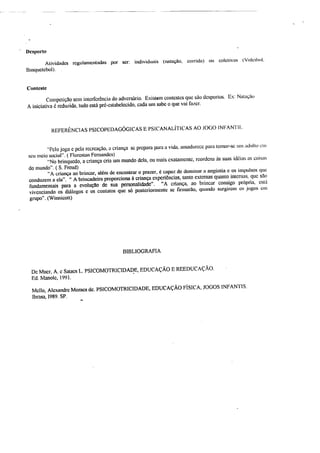 A Psicomotricidade