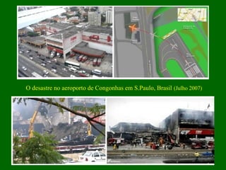 O desastre no aeroporto de Congonhas em S.Paulo, Brasil   (Julho 2007) 