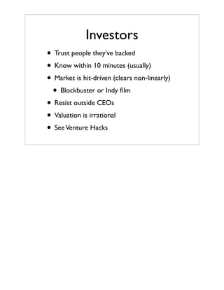 A Quick And Dirty Guide To Starting Up