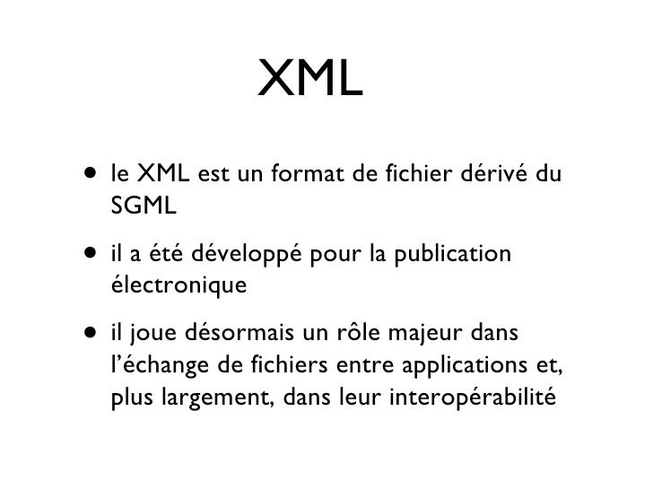 A quoi sert le XML, comment l’utiliser ? Des nouveaux types de site A quoi sert le XML, comment l’utiliser ? Des nouveaux types de site
