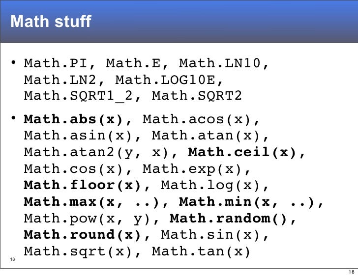 A Re Introduction To Javascript
